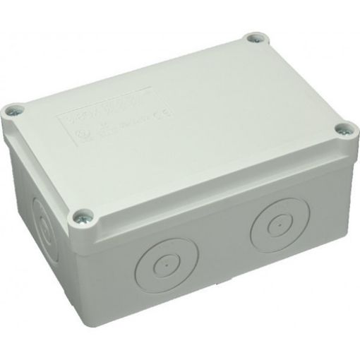 Picture of Junction Box Plastic Smooth 190x140x70mm IP55 S-BOX 416