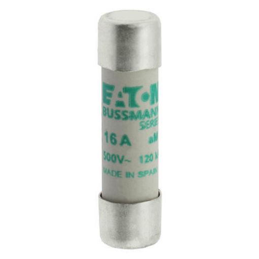 Εικόνα της C10M16 Ασφάλεια Κυλινδρική 10x38mm, 16A, aM, 500V AC