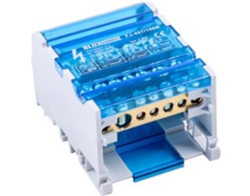 Εικόνα της Μπλοκ Διανομής 4P 100A 7 Οπών FJ407/100B