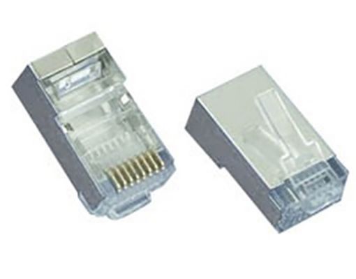 Εικόνα της Φις RJ45 8P8CS CAT5e Θωρακισμένο YH8-801 (SS320) CZT