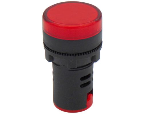 Εικόνα της Ενδεικτική Λυχνία Φ22 Κόκκινη 230VAC LED AD22-22DS KND