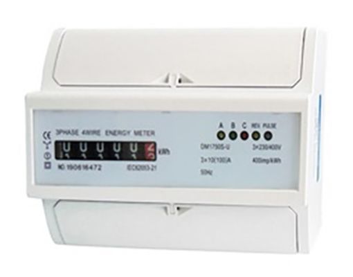 Εικόνα της DM1750S-U Κιλοβατοωρόμετρο KWh Αναλογικό Ράγας 3Φ 10-100A DQN