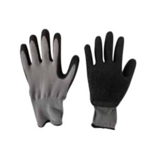 Εικόνα της Γάντια Γκρι Νο9 Πολυεστερικά με Επικάλυψη Latex (Παλάμη)