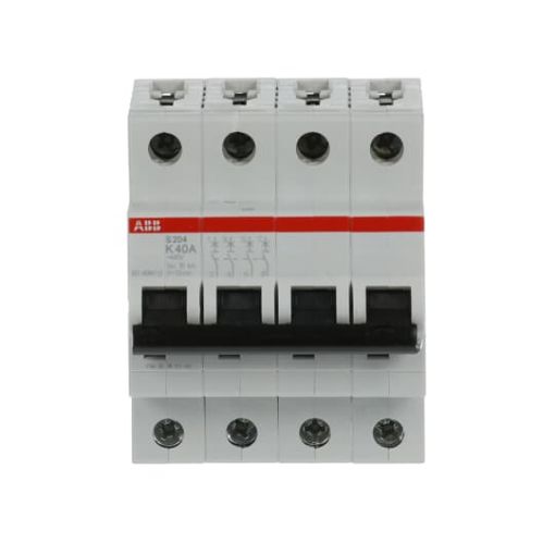 Picture of S204-K40 Miniature Circuit Breaker 4P 40A K 6kA