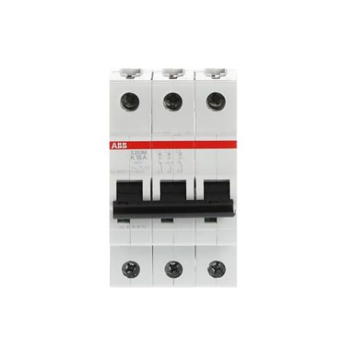 Picture of S203M-K16 Miniature Circuit Breaker 3P 16A K 10kA