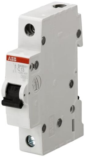 Picture of SH201T-C16 Miniature Circuit Breaker 1P 16A C 3kA