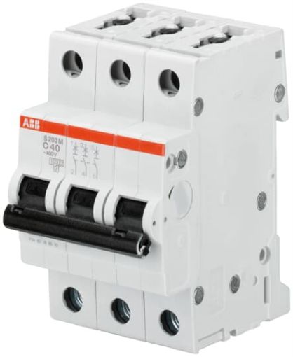 Picture of S203M-K6 Miniature Circuit Breaker 3P 6A K 10kA