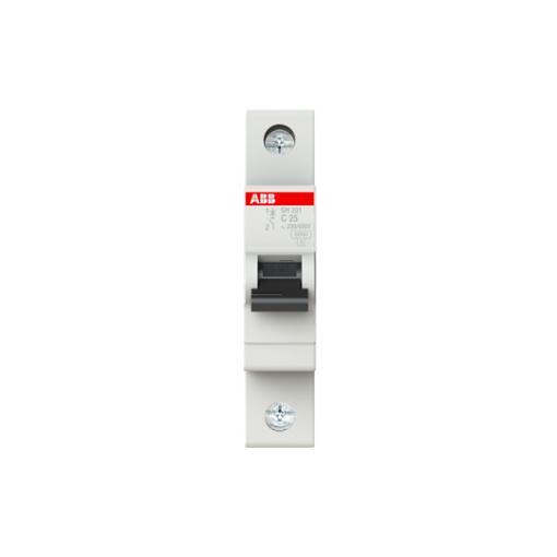 Picture of SH201-C25 Miniature Circuit Breaker 1P 25A C 6kA