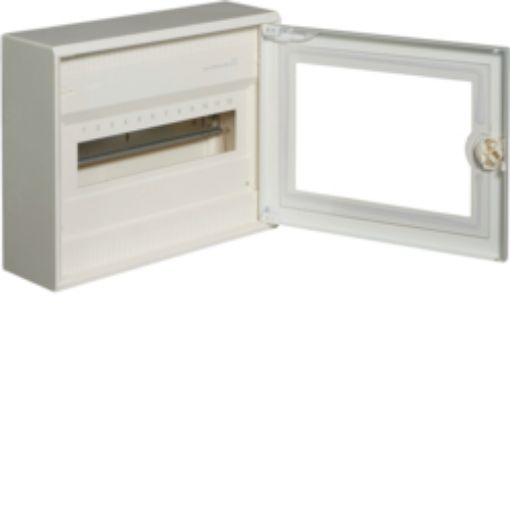 Εικόνα της VA12G VOLTA Πίνακας Επίτοιχος 1Χ12 IP30 305Χ245Χ96.5mm Διάφανη Πόρτα