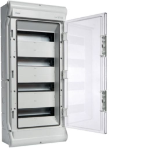 Εικόνα της VE412N VECTOR Πίνακας Επίτοιχος Στεγανός 4Χ12 IP65 310Χ677Χ151mm Διάφανη Πόρτα