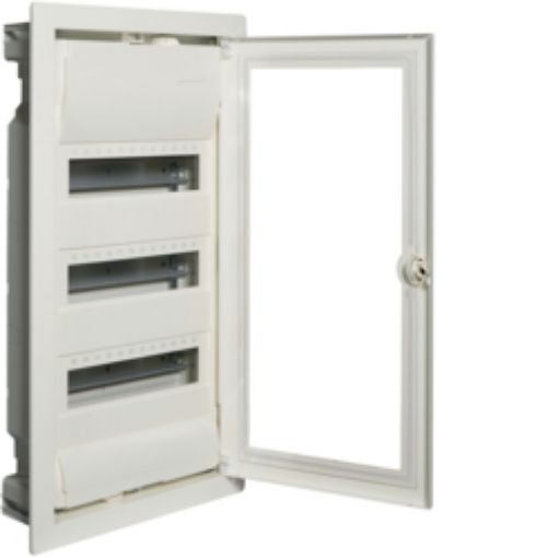 Εικόνα της VH36ETN VOLTA Πίνακας Χωνευτός Γυψοσανίδας 3Χ12 314,5x595x89mm IP30 Διάφανη Πόρτα