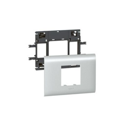 Εικόνα της Βάση Στήριξης 2 Στοιχείων Mosaic σε Κανάλι DLP Αλουμινίου με Κάλυμμα 85mm 011212