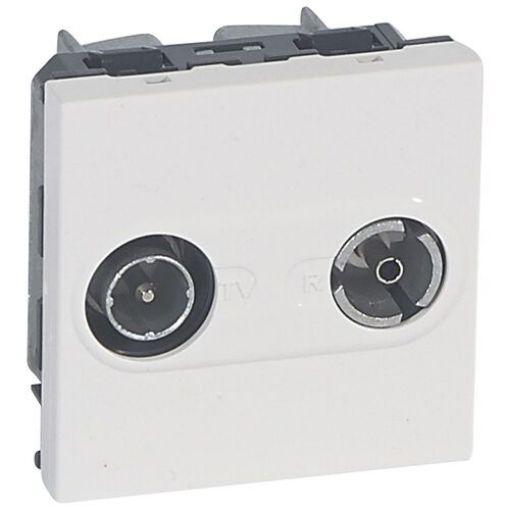 Εικόνα της Πρίζα TV-RD Τερματική Λευκή Mosaic 078788