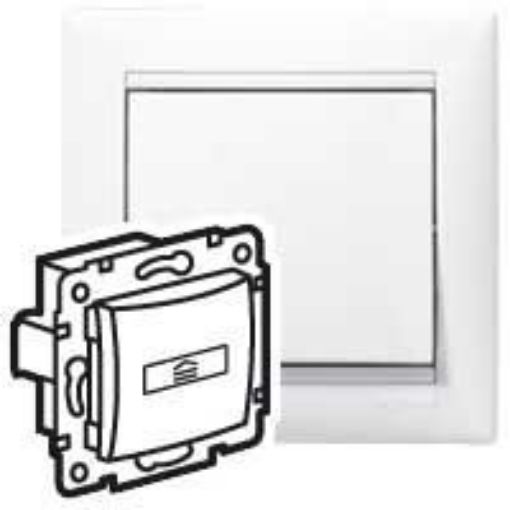 Εικόνα της Καρτοδιακόπτης Λευκός Valena 774234