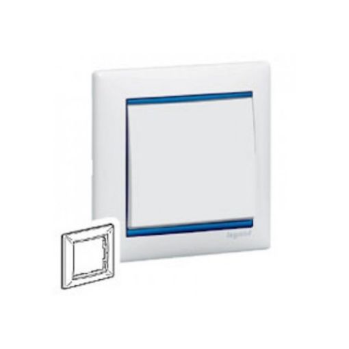 Εικόνα της Πλαίσιο 1 Θέσης Λευκό/Μπλε Valena 774271