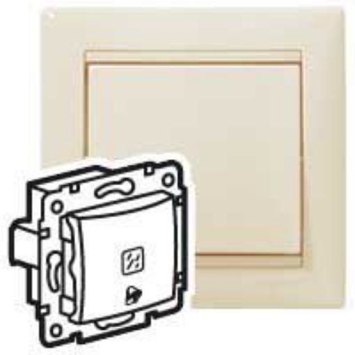 Εικόνα της Μπουτόν Φωτιζόμενο 12V με Ένδειξη Κουδούνι Κρεμ Valena 774315