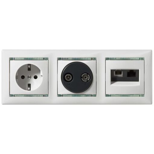 Εικόνα της Πρίζα Σουκό Ασφαλείας Κρεμ Valena 774321