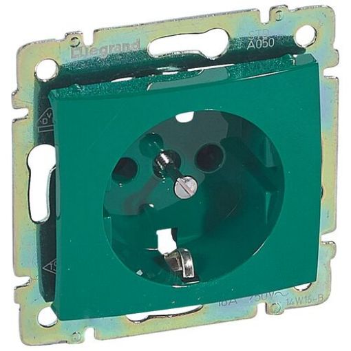 Εικόνα της Πρίζα Σούκο Πράσινη Valena 774372