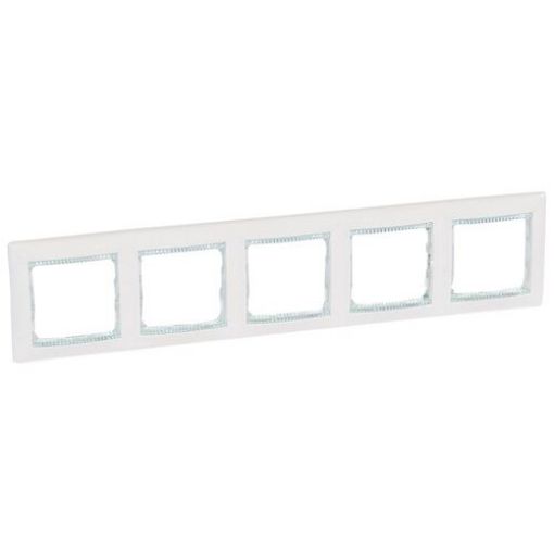 Εικόνα της Πλαίσιο 5 Θέσεων Λευκό/Κρύσταλλο Valena 774465