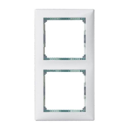 Εικόνα της Πλαίσιο 2 Θέσεων Λευκό/Κρύσταλλο Valena 774466