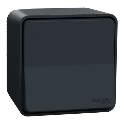 Εικόνα της MUR35021 Mureva Styl Διακόπτης Αλέ Ρετούρ Ανθρακί Πλήρης Επίτοιχος IP55