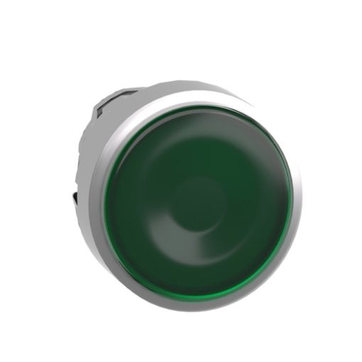 Picture of ZB4BW333 Illuminated Push Button Head Green for LED Lamp