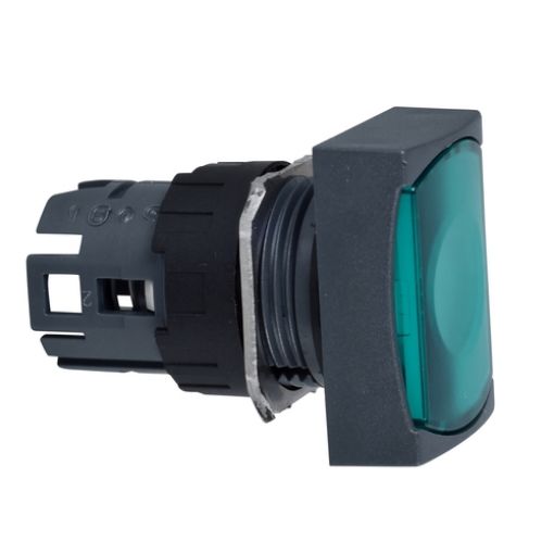 Picture of ZB6DW3 Illuminated Push Button Head Φ16 Rectangular Green