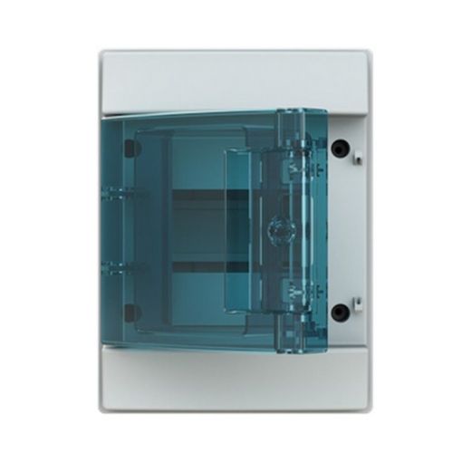 Εικόνα της CU1200 Πίνακας Επίτοιχος Στεγανός 1x4 IP65 152x202x117mm Διάφανη Πόρτα