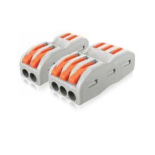Εικόνα της Κλέμμα Τριπολική Ταχείας Σύνδεσης 0.14-4mm² 450V