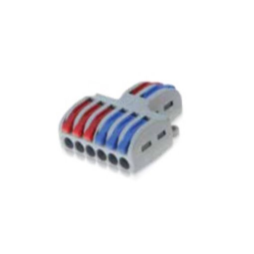 Εικόνα της Κλέμμα Ταχείας Σύνδεσης Διπολική 2 σε 6 0.5-4mm² 450V
