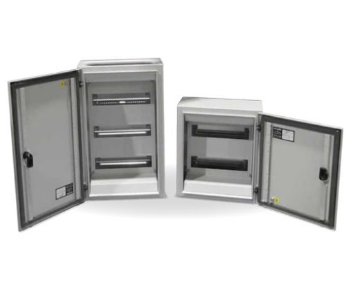 Εικόνα της Πίνακας Επίτοιχος Μεταλλικός 2x12 IP65 Διάφανη Πόρτα ΚΒΣ 3035-1ΤΖ