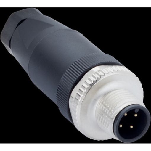 Εικόνα της STE-1204-G Βύσμα M12/4P Ευθύ Αρσενικό χωρίς καλώδιο