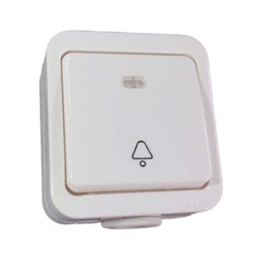 Εικόνα της Μπουτόν Επιγραφής με Λυχνία Επίτοιχο 12V MINI