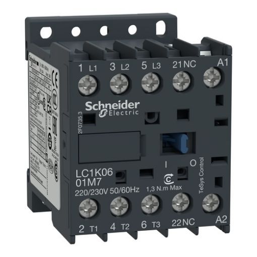 Picture of LC1K0901D7 Μίνι Ρελέ Ισχύος 3P 4KW 42VAC 50/60Hz 1NC