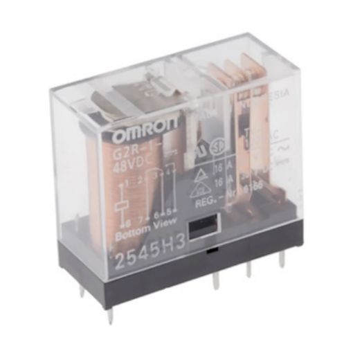 Εικόνα της G2R-1-E 48VDC Μικρορελέ 8 Πόδια Τυπωμένου 1C/O 16A