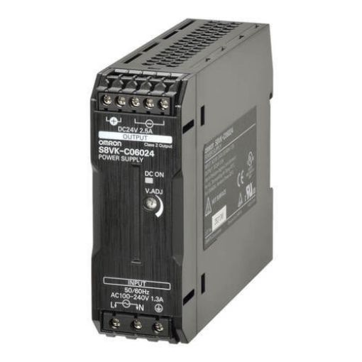 Εικόνα της S8VK-C06024 Τροφοδοτικό Ράγας 24VDC 2.5A 100-240VAC