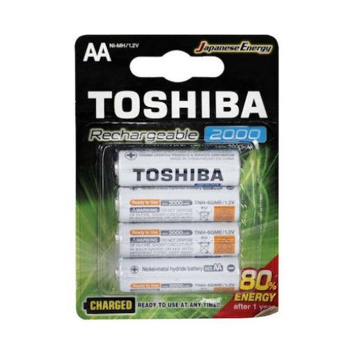 Εικόνα της Μπαταρίες Επαναφορτιζόμενες AA-2000mAh Τετράδα TNH-6GME BP-4