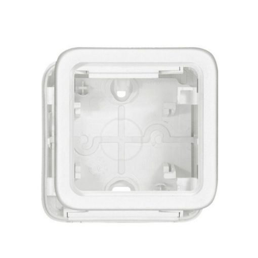Εικόνα της Κουτί Επίτοιχο 1 Θέσεως Αντιμικροβιακό IP55 Artic Plexo 070741