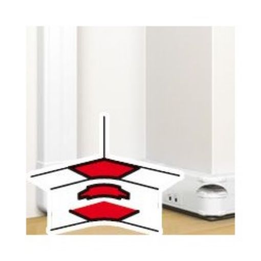 Εικόνα της Εσωτερική Γωνία Ρυθμιζόμενη 80-100° για Κανάλια 130x50mm 075623