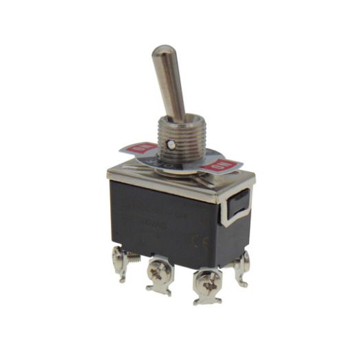 Εικόνα της Mini Διπολικός Διακόπτης ΟΝ-OFF-ON 6P 15A 250V T-1330