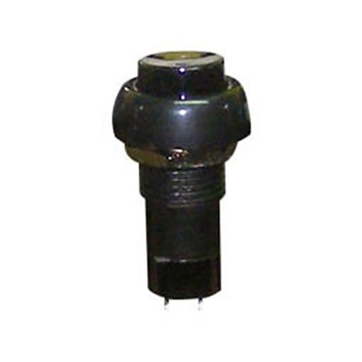 Εικόνα της Μπουτόν Διακόπτης ON-OFF Στρογγυλός Μαύρος Φ12 PB305A