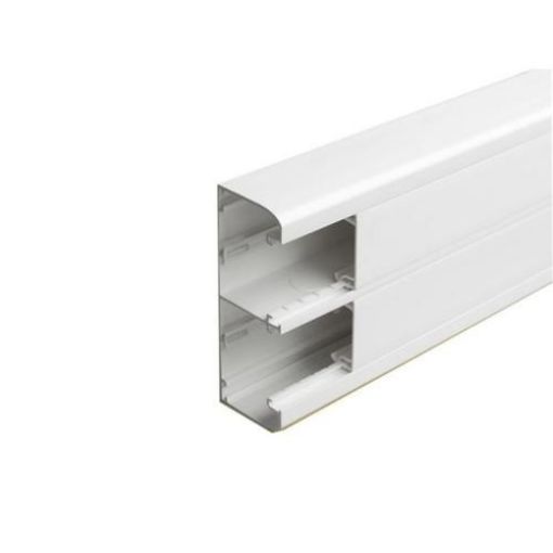 Εικόνα της Κανάλι με Κάλυμμα 130x50mm 2 Τμημάτων DLP Monobloc 075603