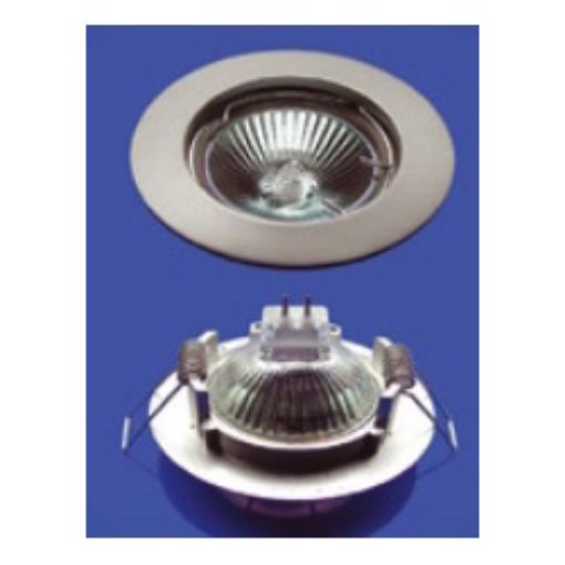 Εικόνα της Σποτ Χωνευτό MR16 Σταθερό Στρογγυλό Φ82 Χρυσό Ματ 11310005