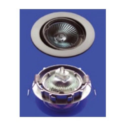 Εικόνα της Σποτ Χωνευτό MR16 Κινητό Στρογγυλό Φ80 Χρυσό Γυαλιστερό 11320004