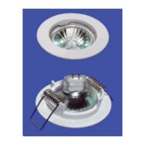 Εικόνα της Σποτ Χωνευτό MR11 Σταθερό Στρογγυλό Φ55 Χρυσό Ματ 11330005