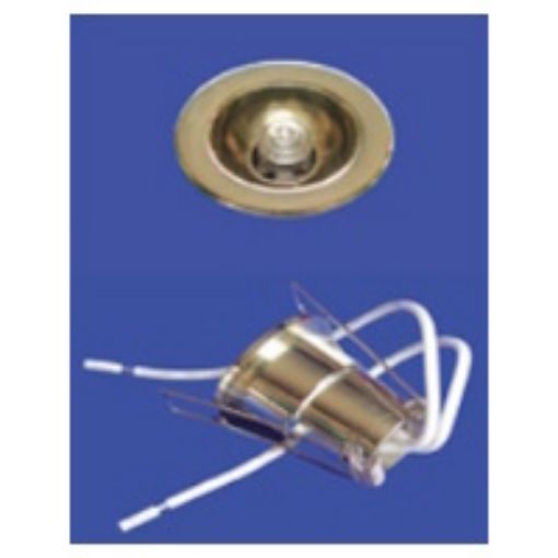 Εικόνα της Σποτ Χωνευτό G4 Σταθερό Στρογγυλό Φ35 Μπρονζέ Αντικέ 11350007