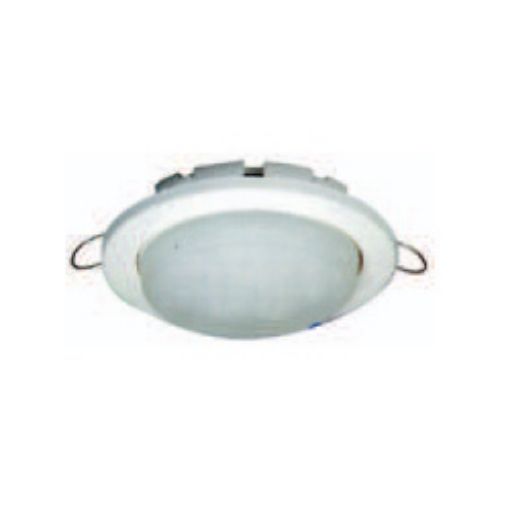 Εικόνα της Φωτιστικό Χωνευτό για Λάμπες Οικονομίας GX53 7W-9W Ασημί