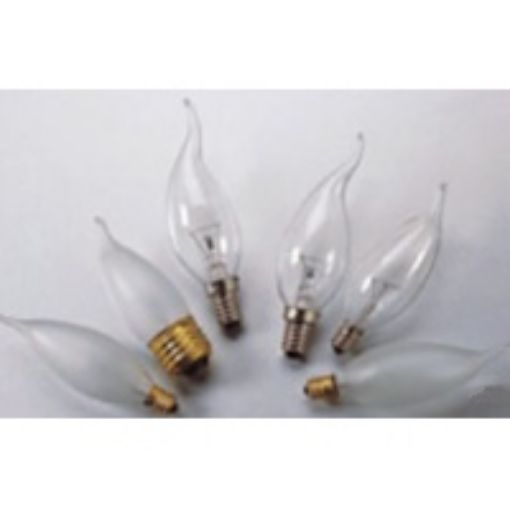 Εικόνα της Λάμπα Πυρακτώσεως Κερί Φλόγα E14 60W Διάφανη C35FC