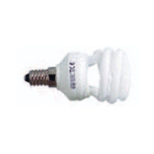 Εικόνα της Λάμπα Οικονομίας SUPER MINI SPIRAL T2 E14 23W 2700K
