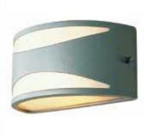 Εικόνα της Φωτιστικό Απλίκα Επίτοιχο Ημικυκλικό Μαύρο 5312-Β